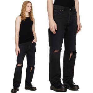 AGOLDE Men’s Black 90's Straight Leg Jeans Size 33 - 23409